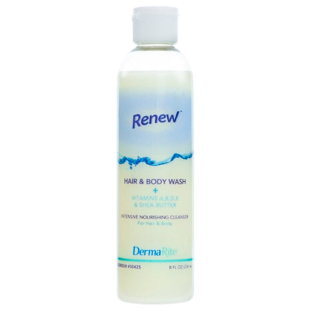 Shampoo and Body Wash Renew 8 oz. Flip Top Bottle Coconut Scent