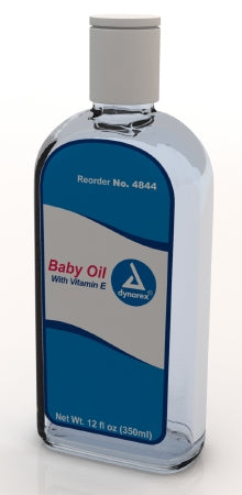 Baby Oil Dynarex 12 oz. Bottle Scented Oil