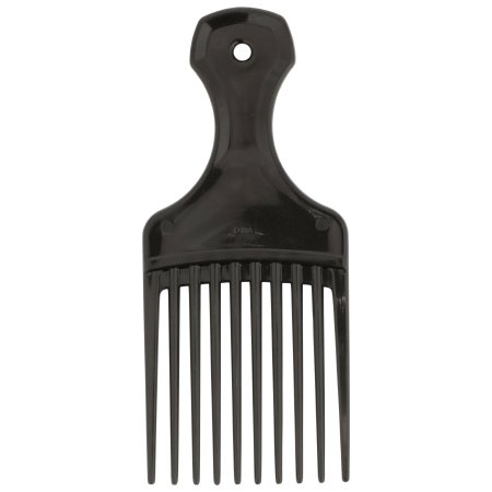 Mini Hair Pick McKesson 5.3 Inch Black Polypropylene