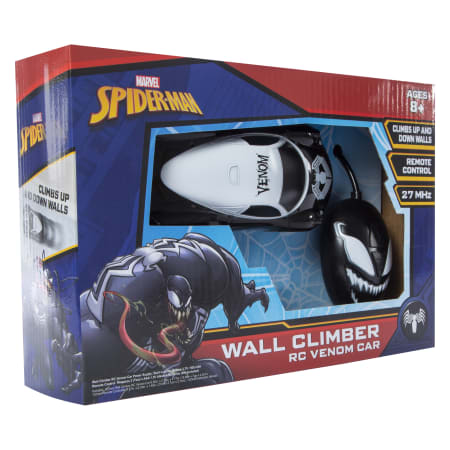 Marvel Spider-Man Wall Climber Remote Control Venom Car – Gravity-Defying RC Vehicle