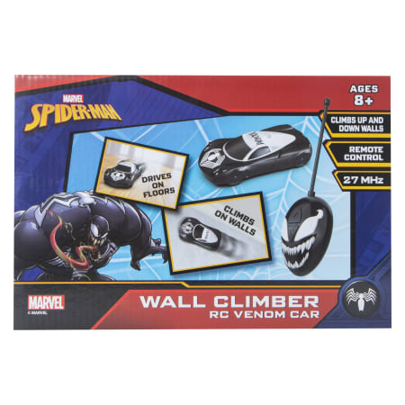 Marvel Spider-Man Wall Climber Remote Control Venom Car – Gravity-Defying RC Vehicle