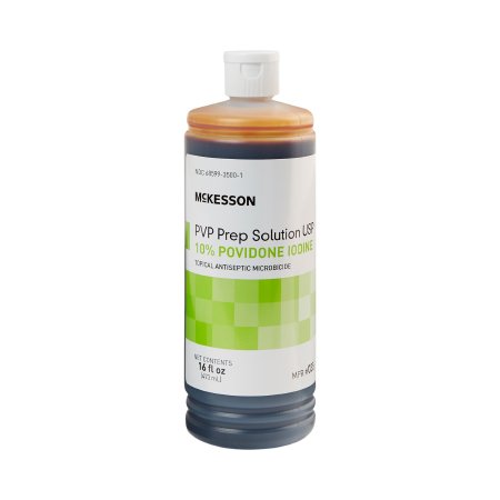 Skin Prep Solution McKesson 1 gal. Jug 10% Strength Povidone-Iodine NonSterile