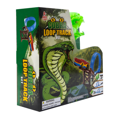 Cobra Launcher Loop Track Set – High-Speed Diecast Car Launcher with Loop Track