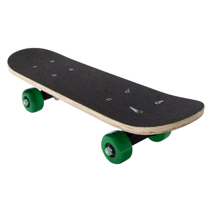 Mini Skateboard 17-Inch Cali Valley Original – Green Stripe Design