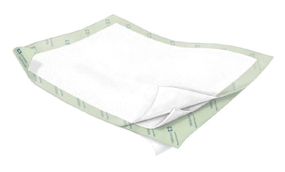 Disposable Underpad Wings Quilted Premium Strength 30 X 36 Inch Airlaid Heavy Absorbency