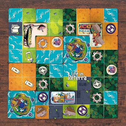 Life in Reterra Strategy Board Game – A Community (Re)Building Game for Ages 10+, 2–4 Players, 35-Minute Gameplay