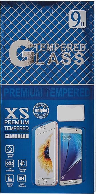 Unipha XS Premium Tempered Glass Screen Protector 9H for iPhone Smudge Proof Eye Protection