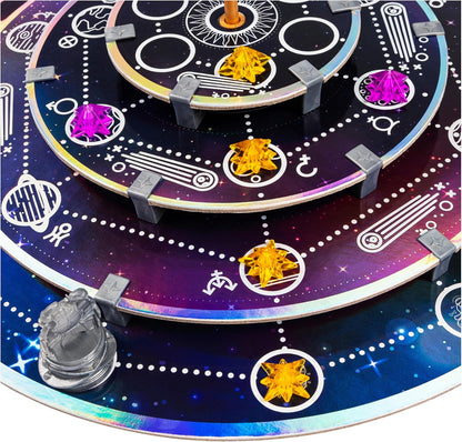 Zodiac Clash Strategic 3D Solar System Board Game – Zodiac Power Game for 2 or 4 Players Ages 8+
