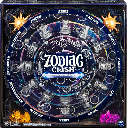 Zodiac Clash Strategic 3D Solar System Board Game – Zodiac Power Game for 2 or 4 Players Ages 8+