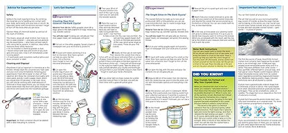 Ignition Series Glowing Crystals Experiment Kit – Glow-in-the-Dark Science Crystal Growing Kit for Kids Ages 8+
