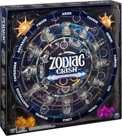 Zodiac Clash Strategic 3D Solar System Board Game – Zodiac Power Game for 2 or 4 Players Ages 8+