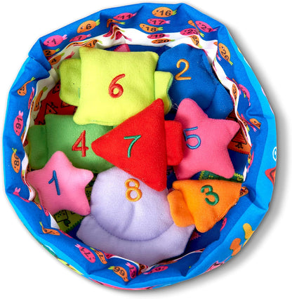 Melissa & Doug K’s Kids Fish & Count Learning Game – Preschool Fishing Toy with Numbers & Shapes
