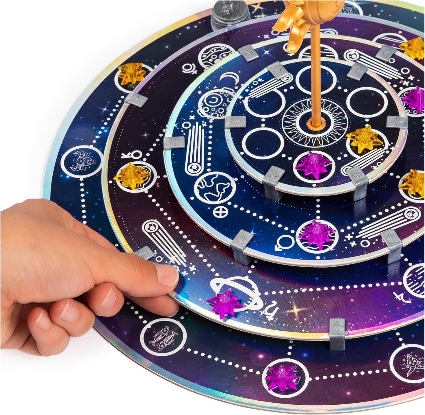 Zodiac Clash Strategic 3D Solar System Board Game – Zodiac Power Game for 2 or 4 Players Ages 8+