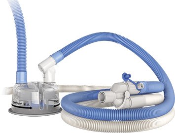 Evaqua 2 Ventilator Circuit Expandable Tube 60 Inch Tube Dual Limb Adult Without Breathing Bag Single Patient Use Heated Circuit