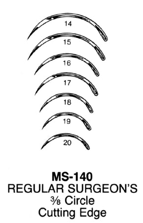 Reverse Cutting Suture Needle