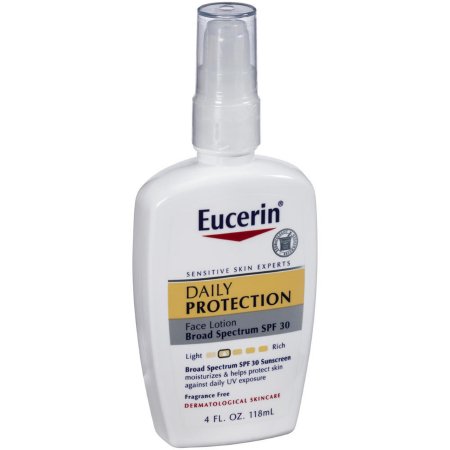 Sunscreen Eucerin SPF 30 Lotion 4 oz. Pump Bottle