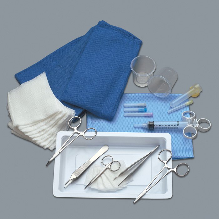 Sklar Toe Nail Removal Tray – Disposable Sterile Procedure Set