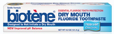 Toothpaste Biotène Fresh Mint Flavor 4.3 oz. Tube