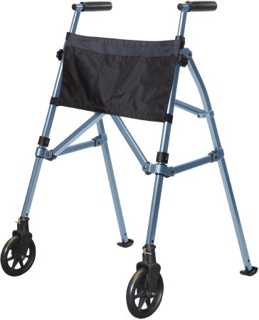 Folding Walker with Wheels Adjustable Height