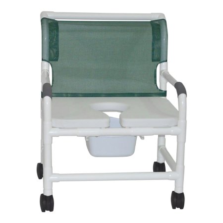 Shower Chair MJM International Fixed Arms PVC