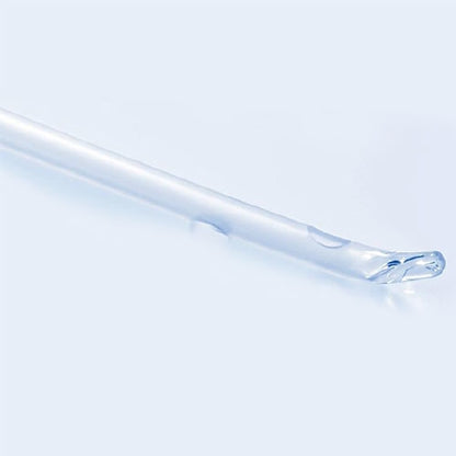 Urethral Catheter GentleCath Coude Tip Uncoated PVC 14 Fr. 16 Inch