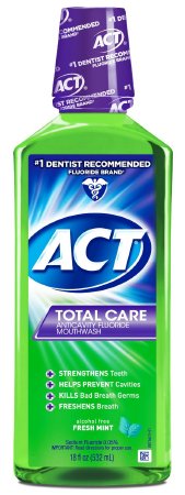 Mouthwash Act Restoring 18 oz. Fresh Mint Flavor