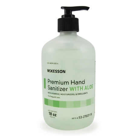 Hand Sanitizer with Aloe McKesson Premium 2 oz. Ethyl Alcohol Gel Bottle