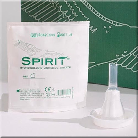Male External Catheter Spirit™1 Self-Adhesive Seal Hydrocolloid Silicone Small
