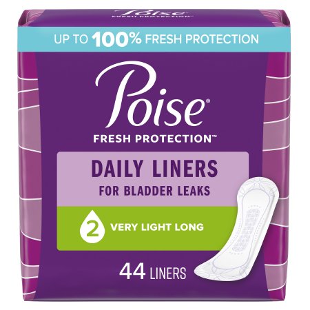 Bladder Control Pad Poise Fresh Protection Light Absorbency Sodium Polyacrylate Core