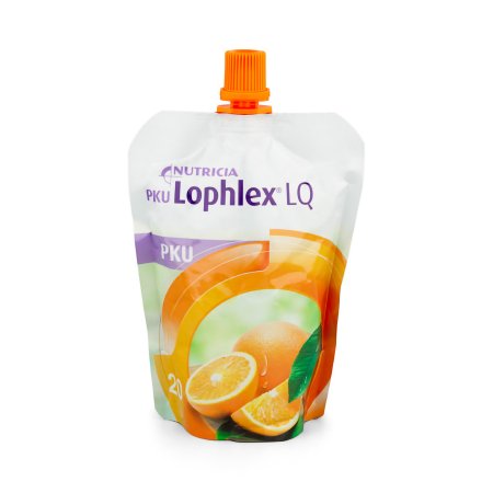 Oral Supplement PKU Lophlex LQ Juicy Orange Flavor Liquid 4.2 oz. Pouch