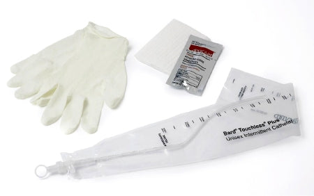 Intermittent Catheter Kit Touchless® Plus Closed System / Coude Tip 16 Fr. Without Balloon Vinyl