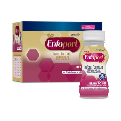 Enfaport Infant Formula 6 oz Bottle Unflavored MCT Oil for Chylothorax and LCHAD Deficiency