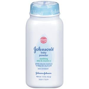 Baby Powder Johnson's  oz. Scented Shaker Bottle Cornstarch / Aloe / Vitamin E