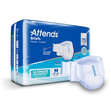 Unisex Incontinence Brief Attends Disposable Heavy Absorbency