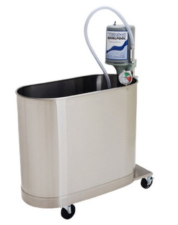 Extremity Mobile Whirlpool Tub Whitehall Silver Stainless Steel