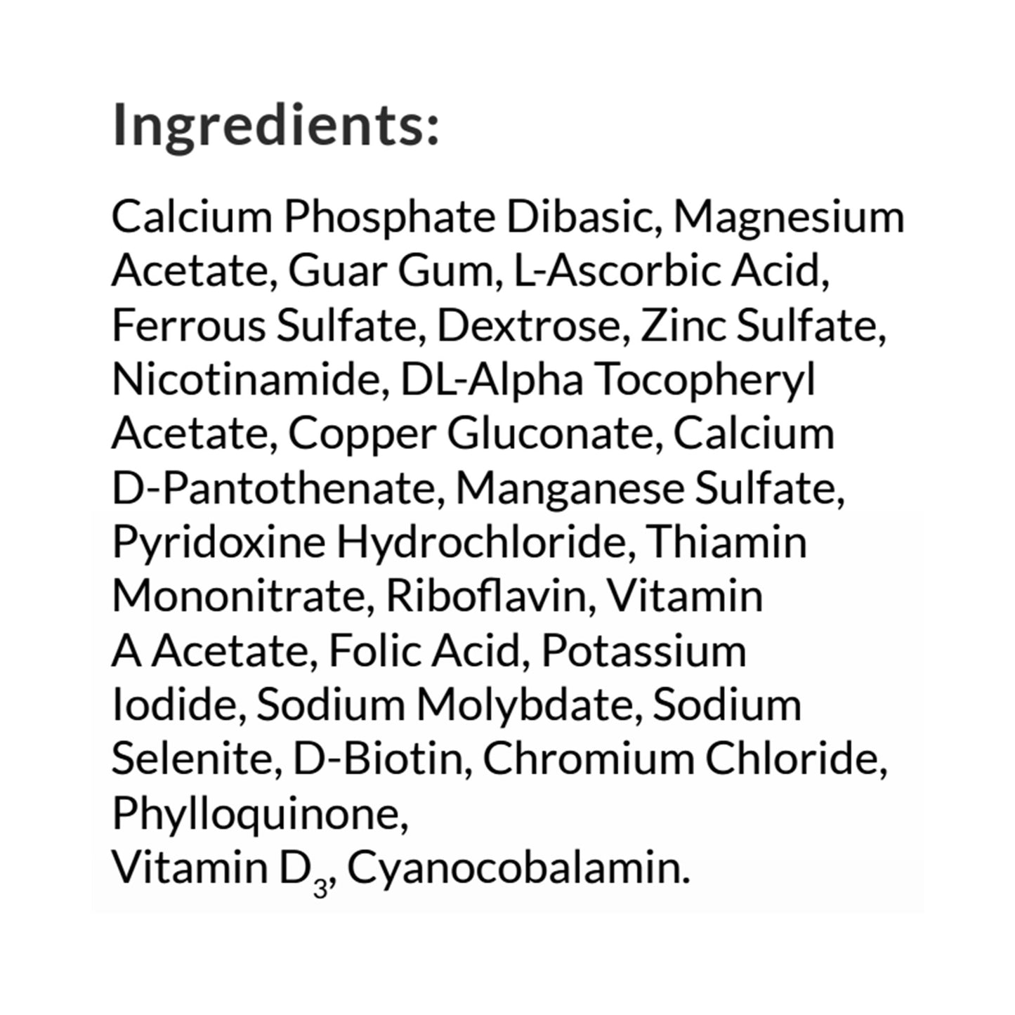 Nutricia Phlexy-Vits Unflavored Vitamin and Mineral Supplement Powder 7 g Packet