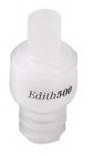 Heat and Moisture Exchanger AirLife Edith 500 32 mg @ 250 mL / 30 mg @ 500 mL 0.8 cm @ 30 LPM / 2.01 cm @ 60 LPM