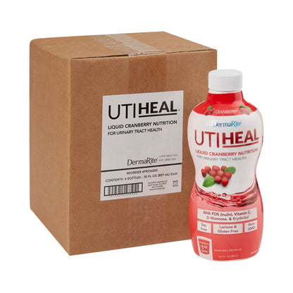 UTIHeal Cranberry Liquid Oral Supplement 30 oz Bottle for Urinary Tract Health