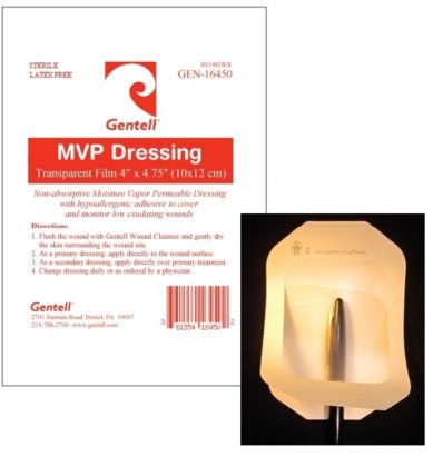 Transparent Film Dressing Gentell MVP