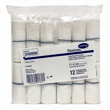 Conforming Bandage Flexicon 3 Inch X 4-1/10 Yard 12 per Pack NonSteril ...