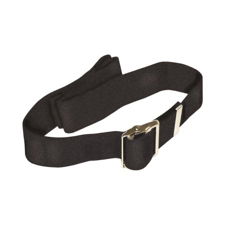 Gait Belt 54 Inch Length Black Cotton