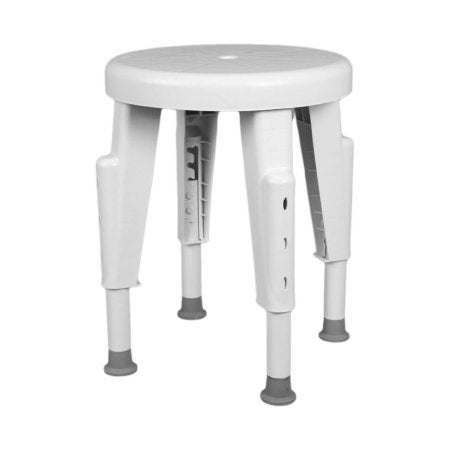 Shower Stool Maddak Without Arms Plastic Frame Without Backrest 17-1/4 Inch Seat Width 300 lbs. Weight Capacity
