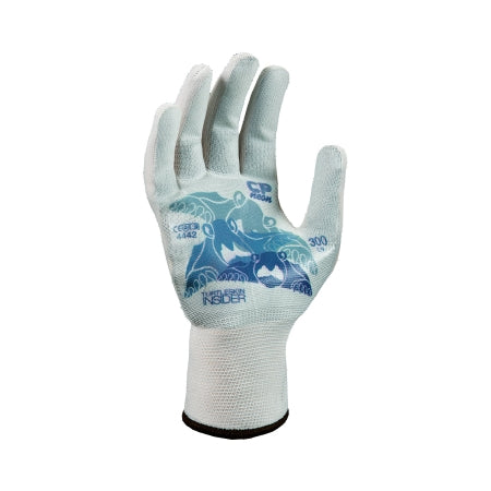 Cut Resistant Glove Liner Turtleskin CP Neon Insider Full-Finger Nylon / Polyester White