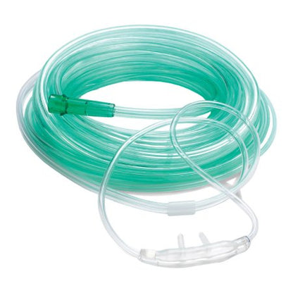 ETCO2 Nasal Sampling Cannula with O2 Delivery Ventlab Adult Curved Prong / NonFlared Tip