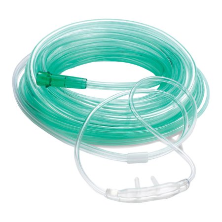 ETCO2 Nasal Sampling Cannula with O2 Delivery Ventlab Adult Curved Prong / NonFlared Tip