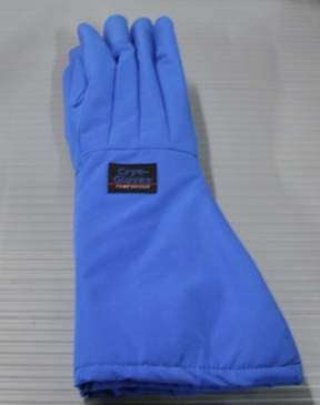 Cryogenic Glove Thermo Scientific Elbow-Length Waterproof Material Blue 18 Inch Gauntlet Cuff NonSterile