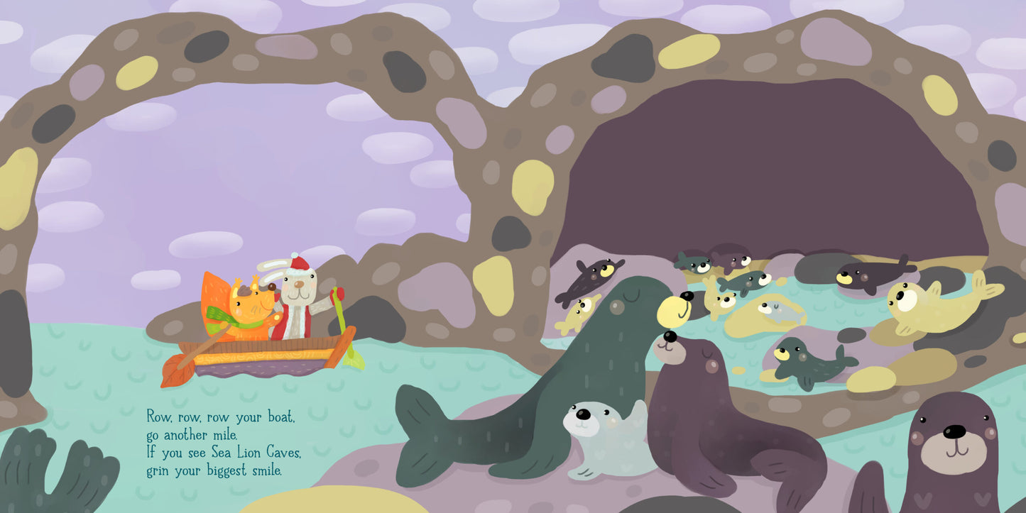 Row, Row, Row Your Boat in Oregon – Regional Board Book for Toddlers