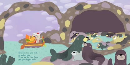 Row, Row, Row Your Boat in Oregon – Regional Board Book for Toddlers