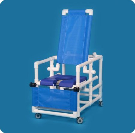 Commode / Shower Chair ipu Fixed Arms PVC