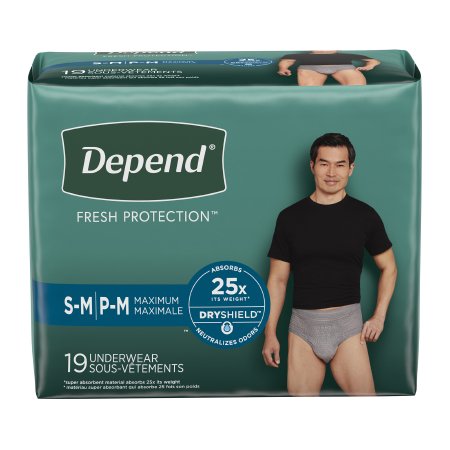 Female Adult Underwear Depend Fresh Protection Waistband